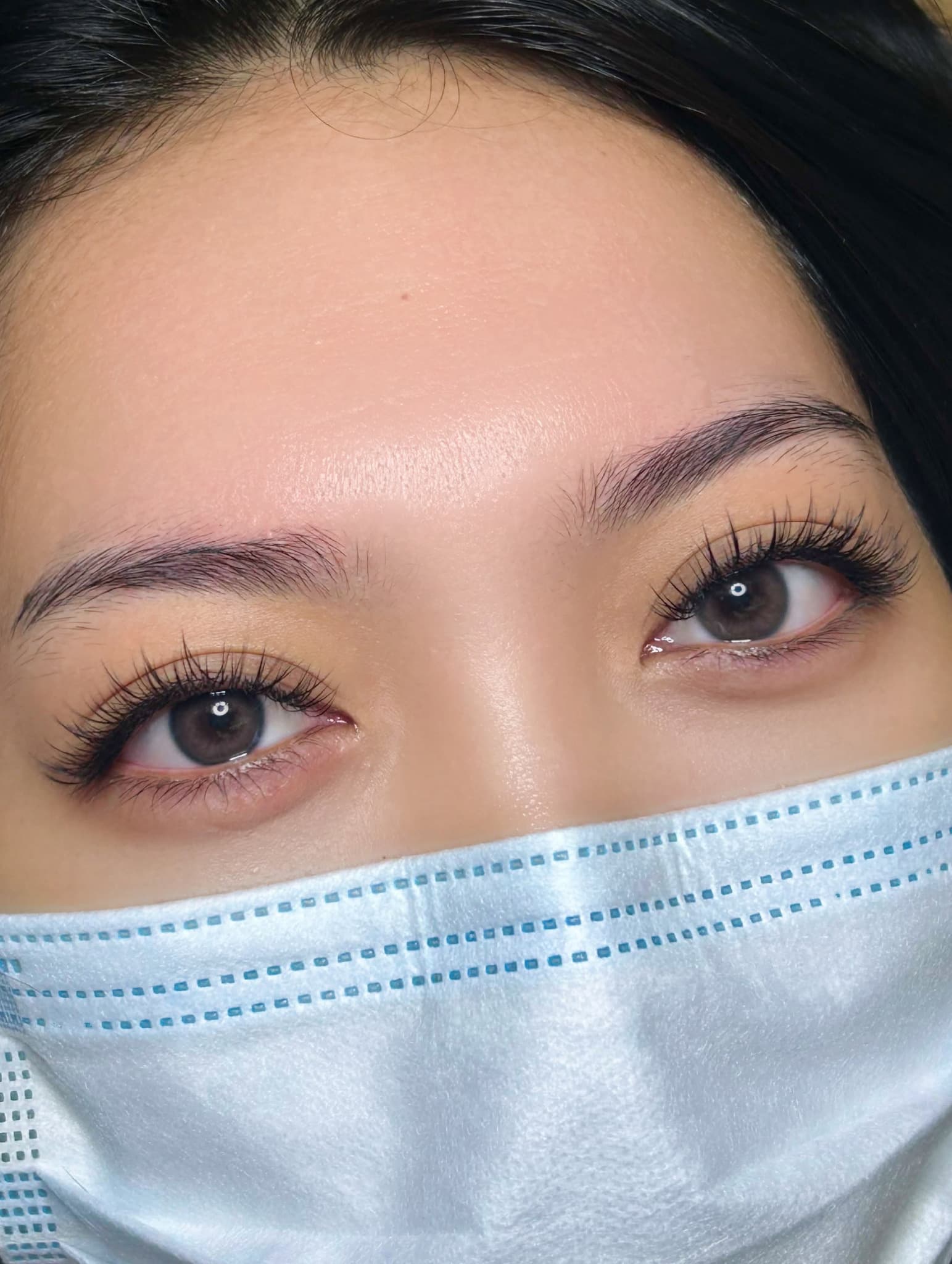 Natural classic lash result